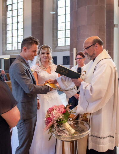 Trauung und Hochzeit von Christina und Pascal