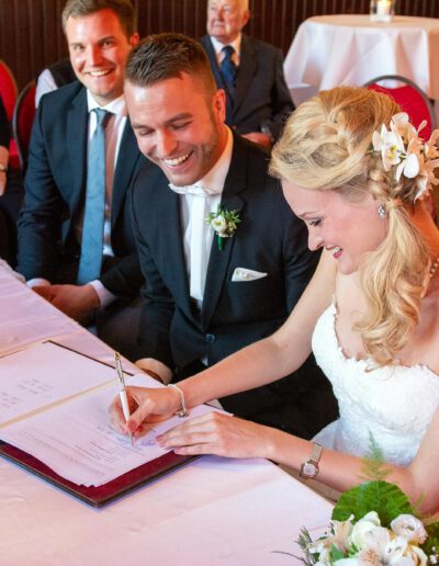 Trauung und Hochzeit von Christins und Dennis