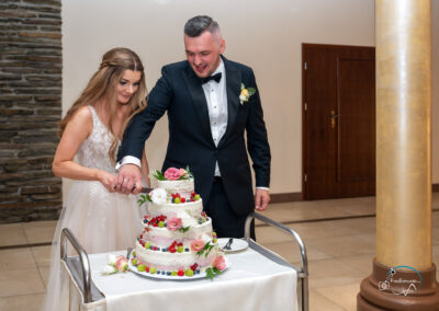 Trauung und Hochzeit - Torte anschneiden